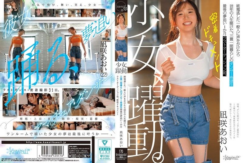 一位年輕女孩的奮鬥。一位錯過末班車的路人向她叫住了她,她便將自己22年的青春押在了這位住在三張榻榻米大小房間裡,懷揣夢想的舞者身上。在最終試鏡前一個月,她追逐著自己的夢想。這是由葵渚執導的一部細膩紀錄片。